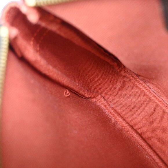 LOUIS VUITTON Trousse Makeup Hand Bag Damier Ebene Leather Brown N51982 89KA770 - Picture 14 of 16
